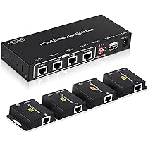 ☆ 4HDMI 出力HDMI 分配 エクステンダー EX714 単電源 4HDMI 出力HDMI 分配 エクステンダー EX714 単電源 イーサネット