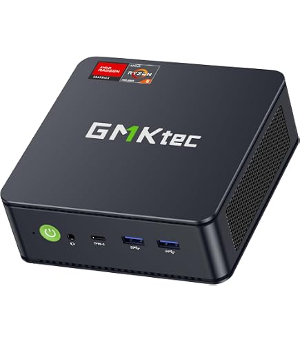 GMKtec Mini PC AMD Ryzen 7 5700U (8C/16T 4.30GHz) 16G DDR4 1TB