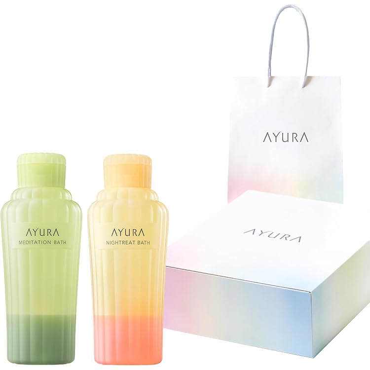 新品未開封　AYURA ナイトリートバス & メディテーションバスt 4本セット Amazon | アユーラ メディテーションバスt + ナイトリートバス 2種