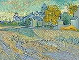 Van Gogh サンレミーのアサイラムとチャペルセントポール・ド・モーゾール修道院のビュー View Of The Asylum And Chapel Saint Paul De Mausole A