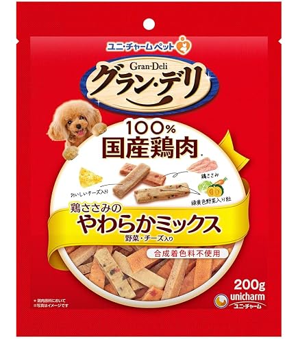 Amazon | グランデリ 犬用 おやつ 100%国産鶏肉 鶏ささみのチーズ入り