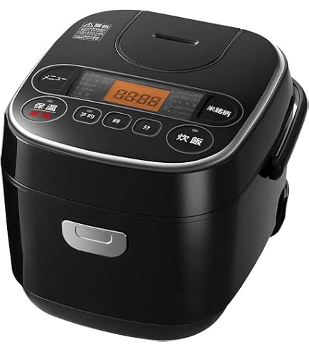 Amazon.co.jp: Iris Ohyama RC-MA30-B Rice Cooker, Microcomputer