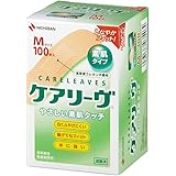 ニチバン 救急絆創膏 ケアリーヴ Mサイズ 21mm×70mm CL100M