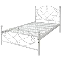 Amazon｜パイプベッド シングルベッド 姫系 お姫様ベッド ベッド