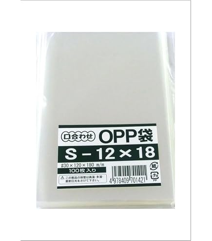 Amazon | エヒメ紙工 OPP袋 透明 40ミクロン厚 八つ切 100枚入 TY280