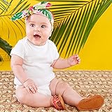 ベビーアスペン Baby Aspen 女の子用トロピカルリボン付きヘッドバンドxサンダル2点セット（0-6ヵ月用） [並行輸入品]