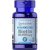 ピューリタンズプライドビオチン10,000mcg50ソフトジェル