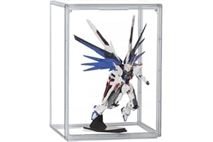 八番屋 フィギュアケース UVカット 透明展示ケース マグネット式扉 コレクションケース 積み重ね可能 組立簡単 幅29.2×奥25×高さ40cm クリア