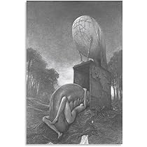 絵画　アート　シュルレアリスム　抽象画　インテリア　テクスチャー Amazon.co.jp: Zdzislaw Beksinski ズジスワフ・ベクシンスキー