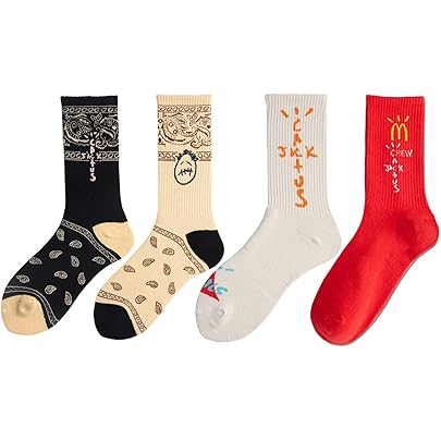 Amazon | [kanoroto] 靴下 メンズ 25-27cm 夏(3足組) Travis Scott