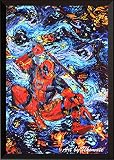 uhomateデッドプール壁装飾Vincent van Gogh starry nightポスターホームキャンバス壁アート印刷記念ギフトベビーギフト子供部屋装飾用リビングルーム壁装飾a101 11X1