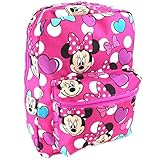Disney Little Girls Minnie Mouse Print Backpack, Pink, One Size [並行輸入品]