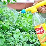 Mini Water Bottles Interface Plastic Spray Gun Sprayer Head Water Pressure Sprayers for Flower Water