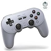 8BitDo Pro 2 Bluetooth Controller for Switch, Hall Effect Joystick Update, Wireless Gaming Controller for Switch, PC, Android