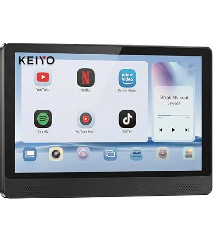 Amazon.co.jp: KEIYO APPスマートリアモニター11.6インチ車載スマート