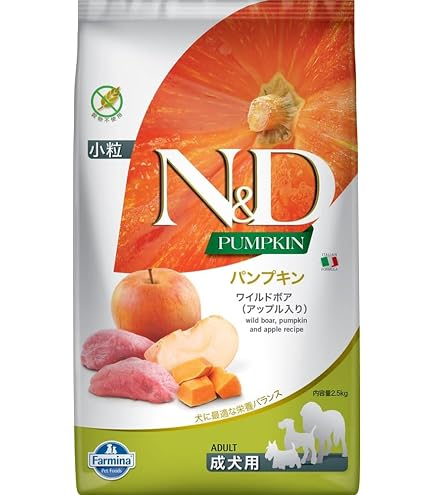 Amazon.co.jp: Farmina (ファルミナ) N&D 成犬用 小粒 パンプキン ラム