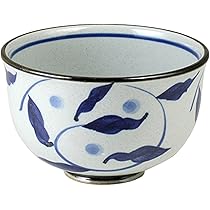 Amazon｜丼 : 有田焼 唐草 軽々多用丼(青) Japanese Bowl Pottery/Size