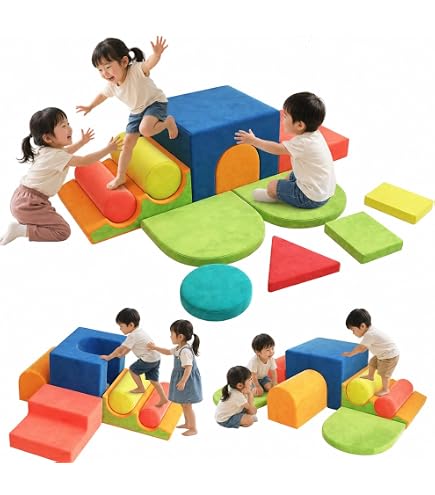 Amazon | Simpolu ジャングルジム 多機能 滑り台 HDPE 室内 大型遊具