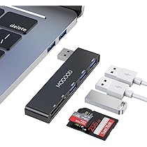 Amazon | MOGOOD USB ハブ 5-in-1 Type A ハブ USB3.0+2×USB2.0 SD/TF