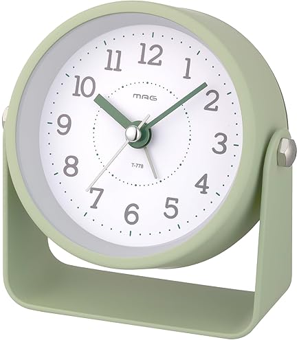 Amazon.co.jp: Wongfey 置き時計 卓上時計 アナログ 静音 ミニサイズ