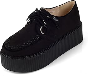 white platform shoes amazon