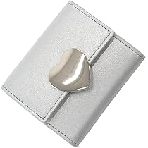 シルバー ハート型金具 三つ折り財布 楽天市場】3つ折り財布 レディース おしゃれ ハート 可愛い