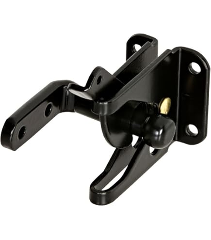 National Hardware 1-Pack Black Gate Hardware Kit In The Gate Hardware
