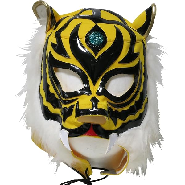 Amazon.co.jp: [Maskedmania] 【プロレスマスク】猛虎 伝説の虎 セミ