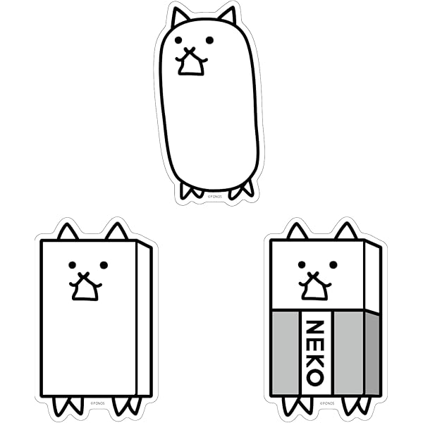 Amazon.co.jp: にゃんこ大商店オリジナル 3連アクリル