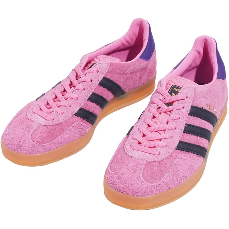 Amazon | [アディダス] ガゼル インドア GAZELLE INDOOR ピンク/オフ