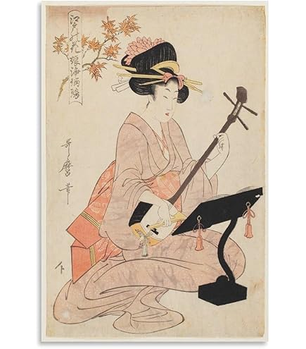 Amazon.co.jp: 浮世絵 喜多川歌麿 寛政の三美人（かんせいのさんびじん