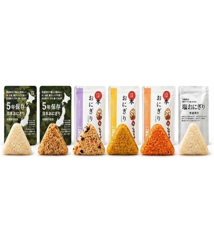 Amazon.co.jp: KOKUBO 備蓄用おにぎり アソート 20個入 （ 塩むすび10