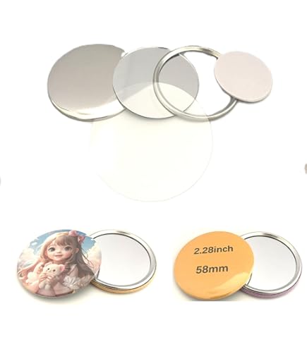 【匿名配送】マッシュル アベル レザーバッジ コンパクトミラー 3点セット HA364-02 ラグジュアリー ミラー 1個 GARSON 【通販モノタロウ】