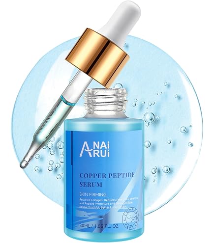 MIRROR SKIN - Copper Peptides Face Serum - Boost Collagen & Cell Renewal -  Firm, Tone & Glow - Shea Butter, Witch Hazel & Apple Stem Cells - Facial  Skin Care Products,