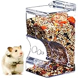 Amazon Hamilo ハムスター用自動給餌器 エサ入れ ケージ 飼育 チンチラ 2点セット ｈａｍｉｌｏ 自動給餌器 通販