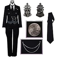 Amazon.co.jp: [Kossyo] コスプレ セバスチャン・ミカエリス