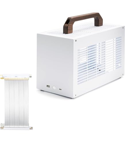 SGPC K49-BL Mini ITX Case - 8.3L Small Form Factor, Supports GPU