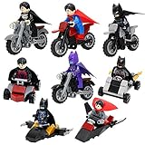 8pcs新しいComics DCマーベルスーパーヒーローThe Avengers Batman V Superman Dawn of justicギフトミニフィギュアBestキットおもちゃ