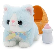 Amazon.co.jp: マザーガーデン さわって猫ちゃん 空色 マンチカン