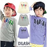 (ディラッシュ) DILASH春'16/ロゴ長袖Ｔシャツ 100 生成