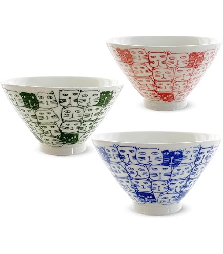 Amazon｜J-kitchens 勲山窯 茶碗 ごはん ちゃわん 茶碗 3個 セット