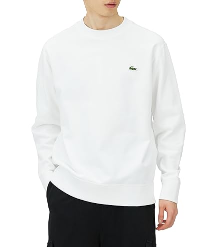 Amazon.co.jp: Lacoste メンズ クルーネックフリース US サイズ: Small