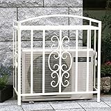 SINAPP エアコン 室外機カバー プランター 収納 日よけ アイアン SIK2080 ホワイト