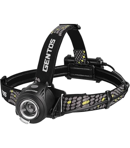 Amazon.co.jp: GENTOS HEAD WARSシリーズ LEDヘッドライト 高