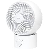 [山善] 洗える サーキュレーター 18畳 (換気/空気循環) お手入れ簡単 静音 左右 首振り 上下角度調節 風量3段階調節 ホワイト YAS-AFKW18(W)