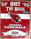 パーティー動物エンボスメタルサイン、NFL Arizona Cardinals