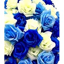 Amazon｜【glaystore】 バラ 造花 ローズ 薔薇 アレンジ 8センチ 50個