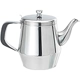 Tiger Chef デラックスステンレススチールグースネックティーポットケトル - 1クォート 32オンス 容量