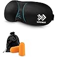 LIFEWAY Sleep Mask Eye Mask for Men Women - 3D Sleep Mask Eye Mask with Ear Plug and Travel Pouch - Best Night Blindfold for 