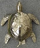Largeソリッド真鍮Sea Turtle Doorknocker